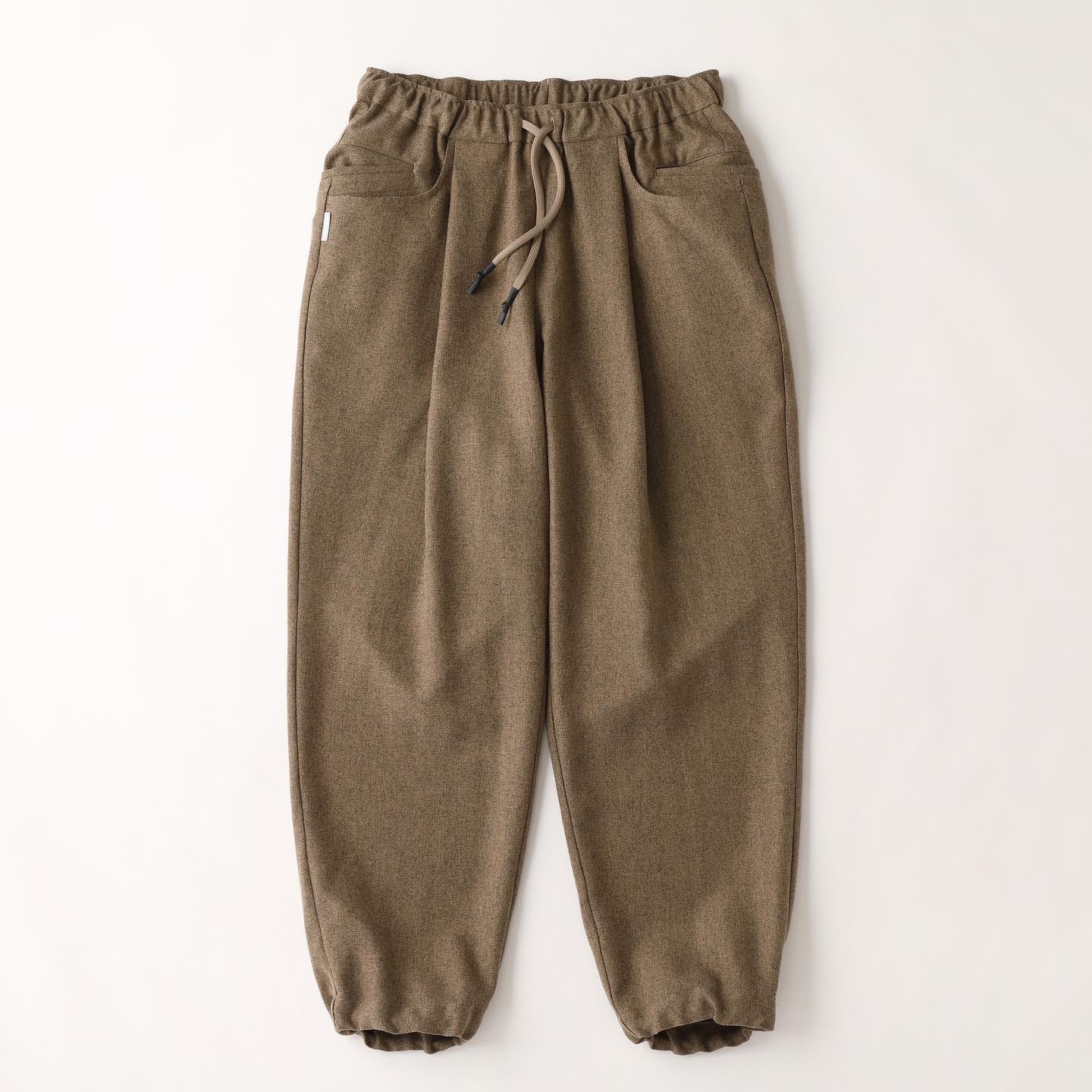 S.F.C(エスエフシー)WIDE TAPERED EASY PANTS(WOOL HERRINGBONE