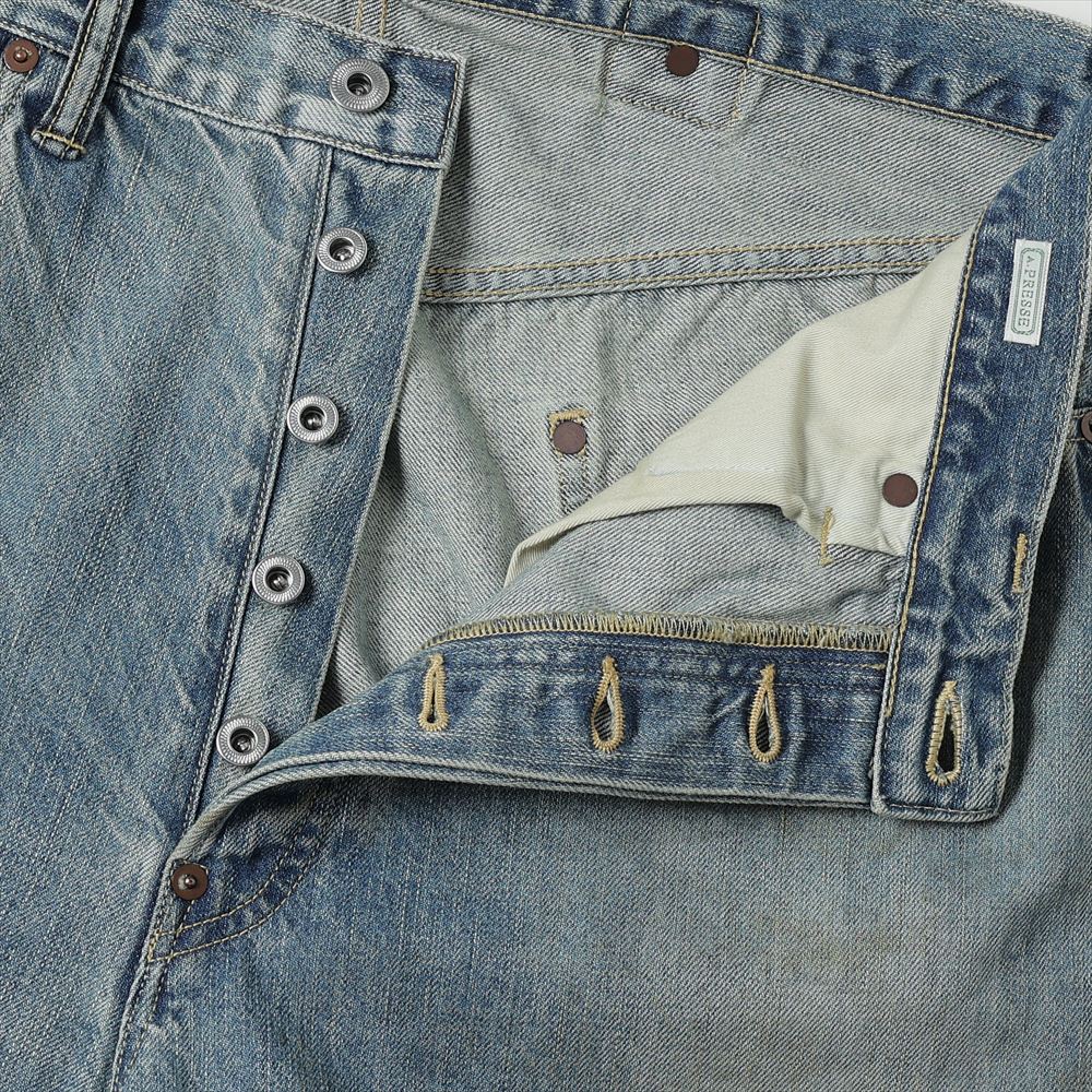 No.37 Washed Wide Denim Pants(INDIGO)