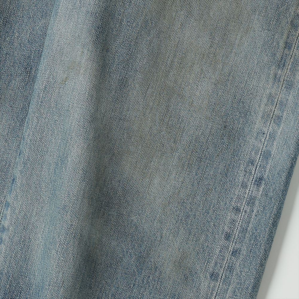 No.37 Washed Wide Denim Pants(INDIGO)