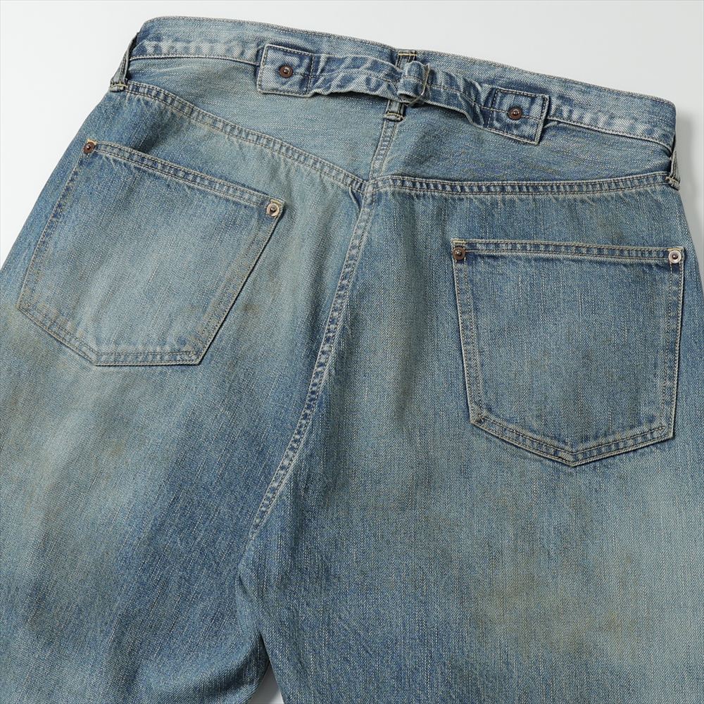 No.37 Washed Wide Denim Pants(INDIGO)