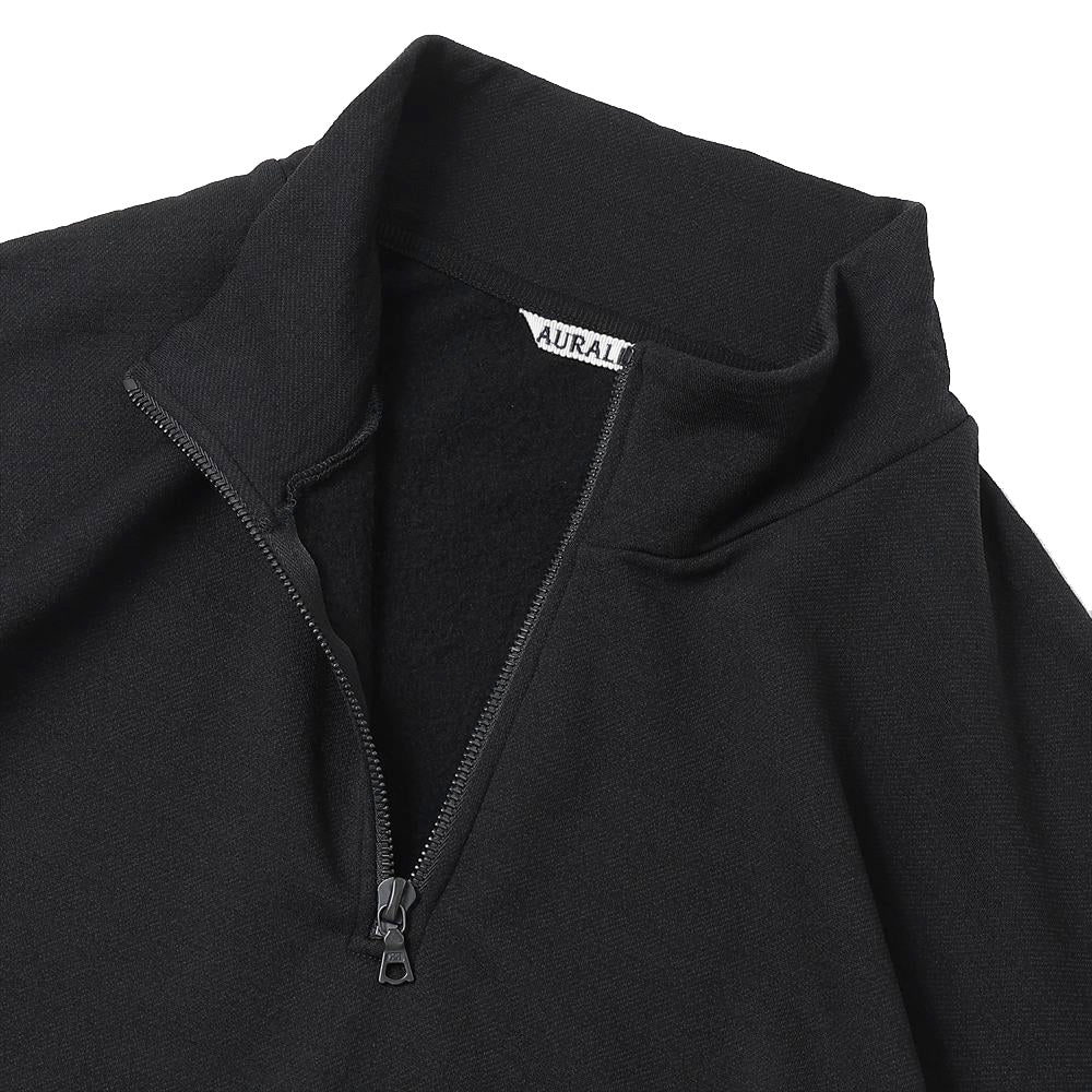 LIGHT WOOL SWEAT HALF ZIP P/O