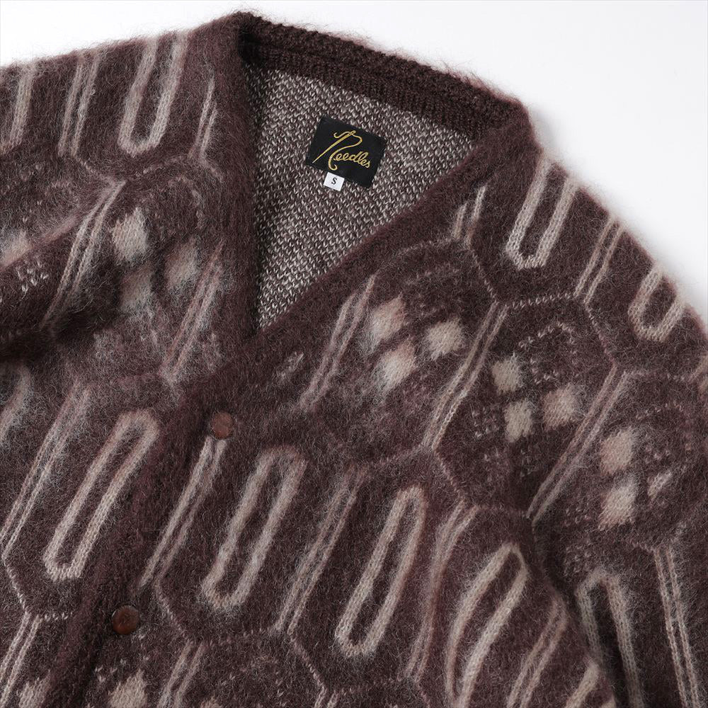 Mohair Cardigan - Geometric