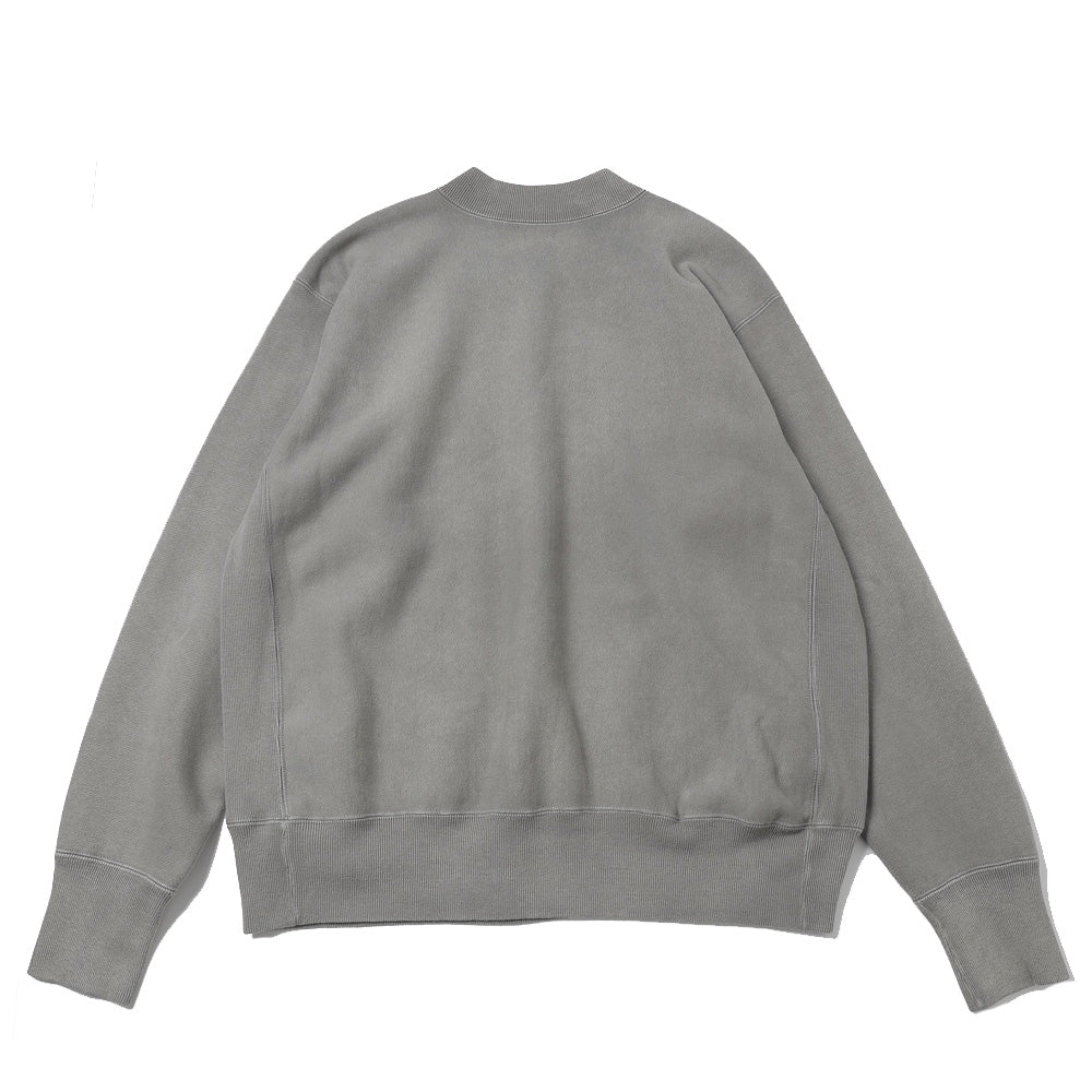 Vintage Half Zip Rib Collar Sweatshirt