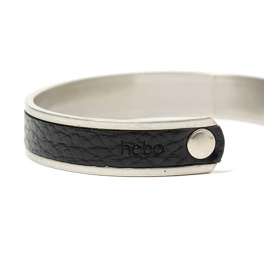 BRASS BRACELET REGULAR with SHRINK LEATHER
