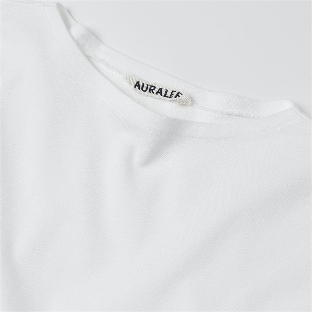 LUSTER PLAITING BOAT-NECK L/S TEE