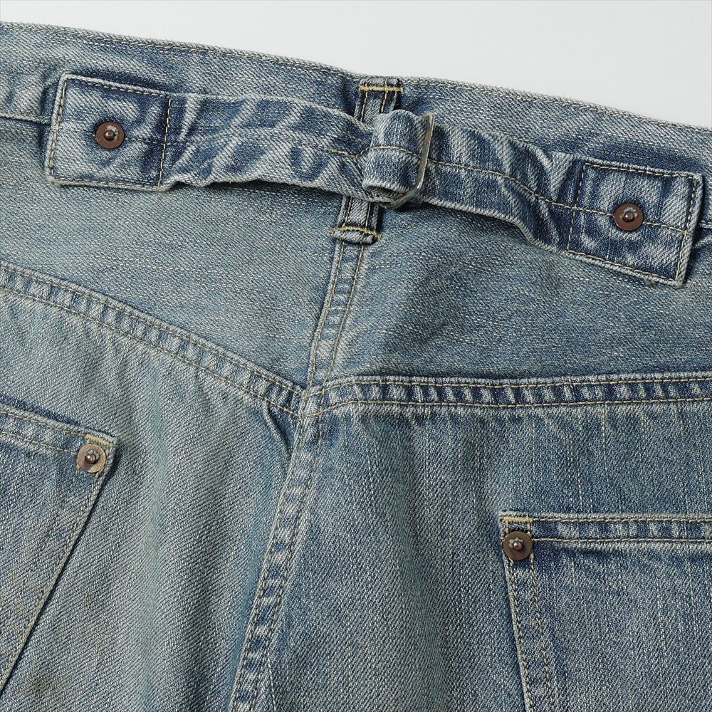 No.37 Washed Wide Denim Pants(INDIGO)