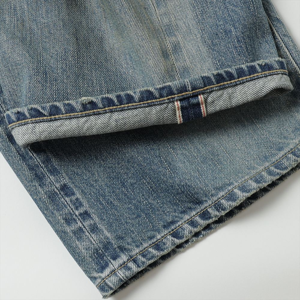No.37 Washed Wide Denim Pants(INDIGO)