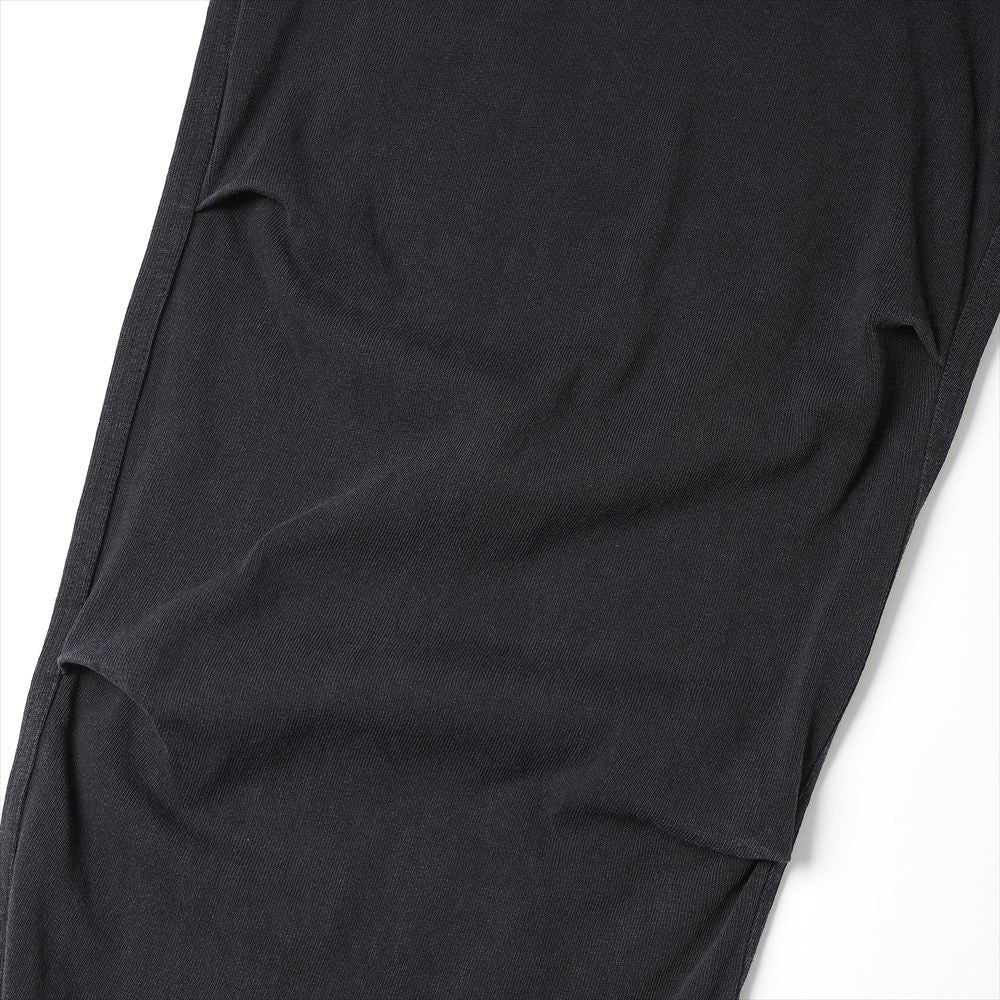Cotton jersey knee-tuck pants