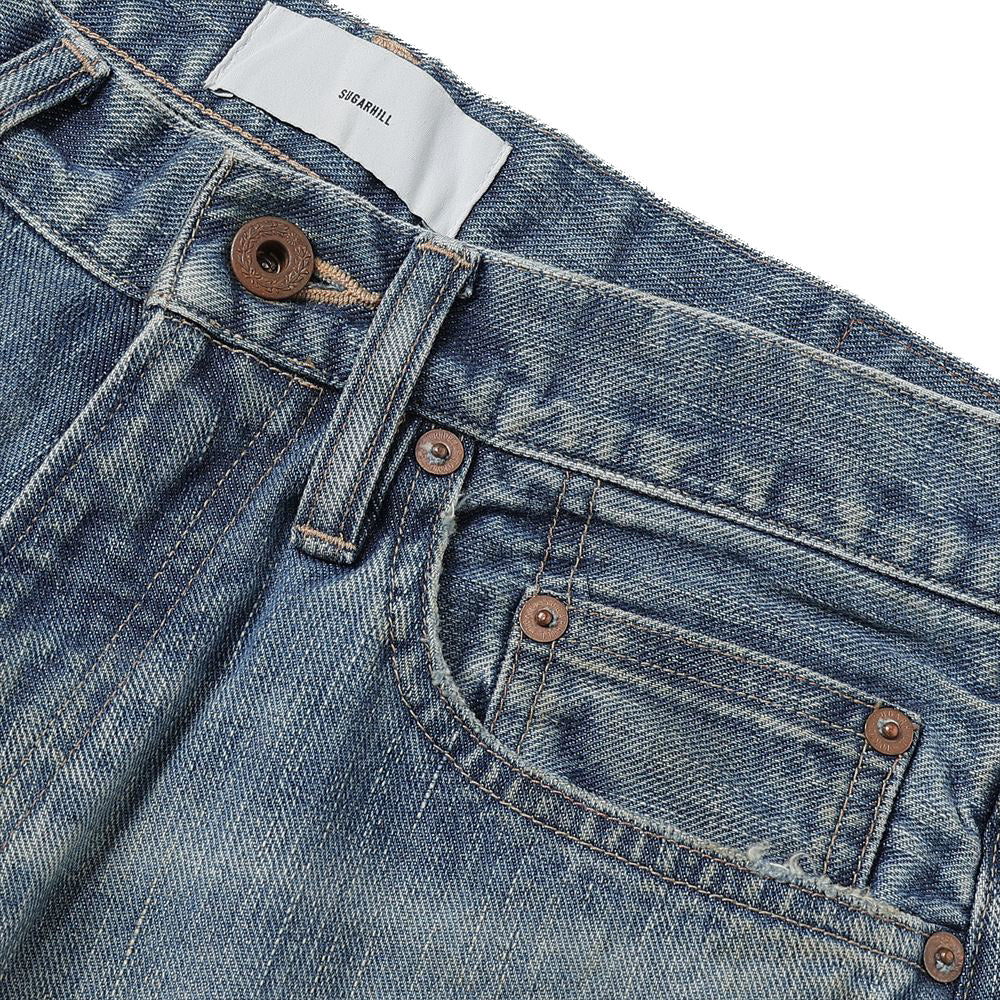 FADED MODERN DENIM PANTS WIDE CUT