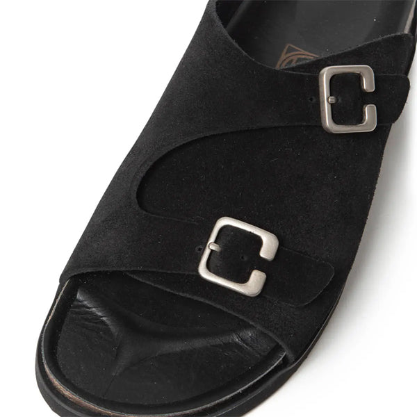 FULL SLIDE SANDALS COW SUEDE