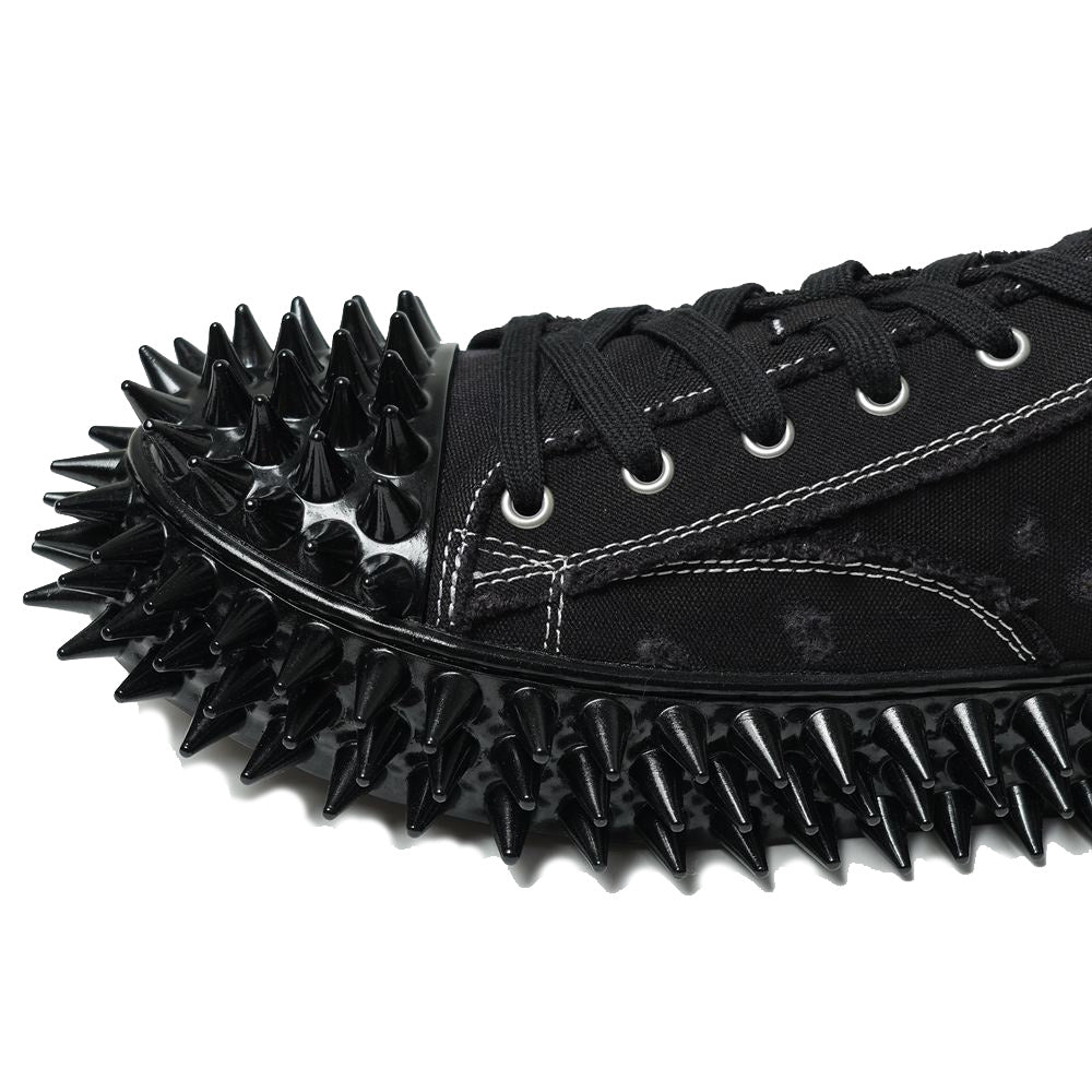 SPIKY CANVAS SNEAKER