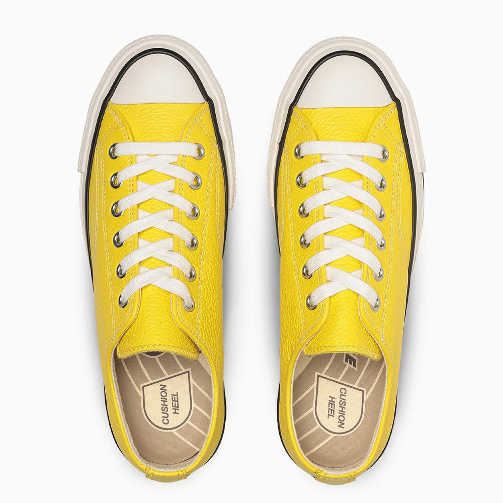 CHUCK TAYLOR LEATHER OX(YELLOW)