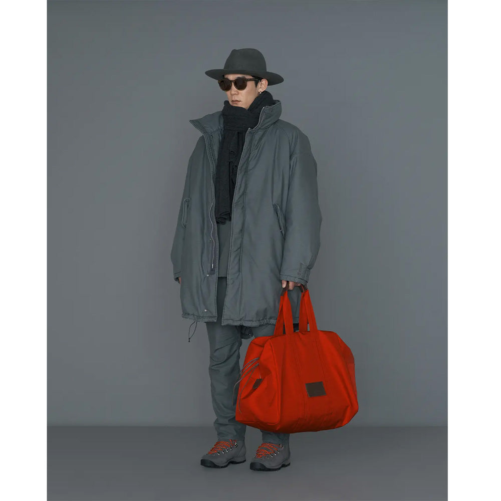 TROOPER PUFF COAT COTTON BACKSATIN PIGMENT DYE WITH WINDSTOPPER