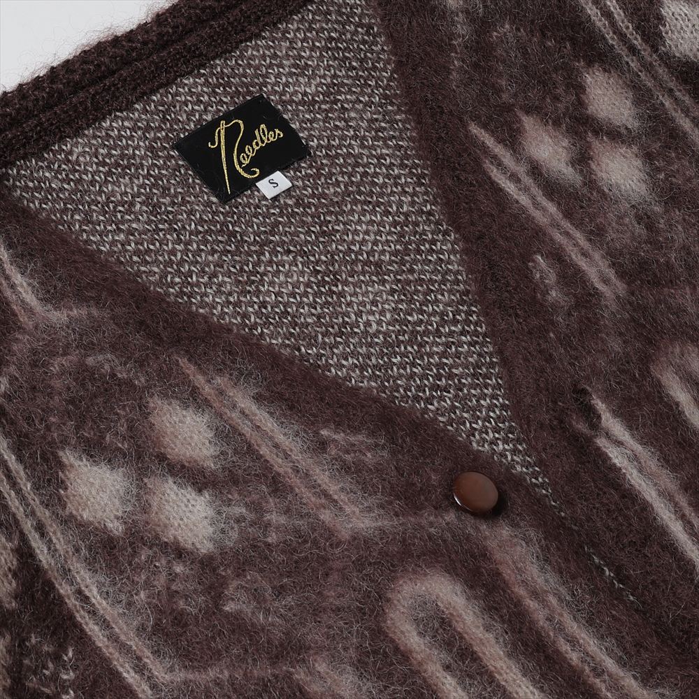 Mohair Cardigan - Geometric