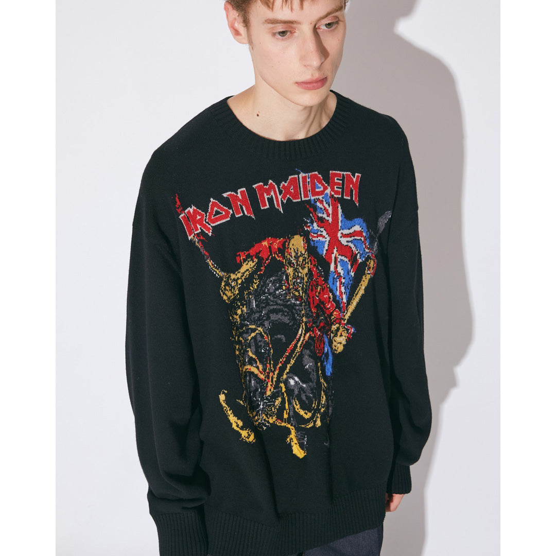 rock knit IRON MAIDEN