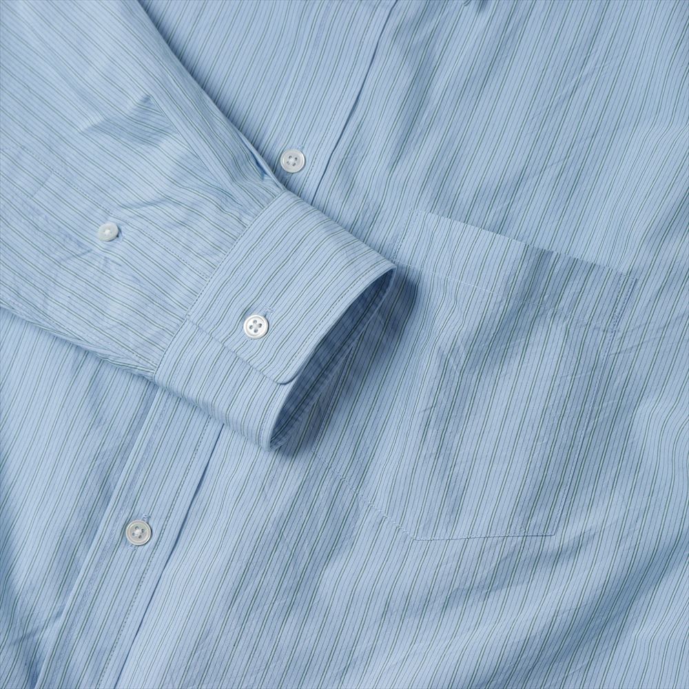 Silk Cotton Stripe Shirt