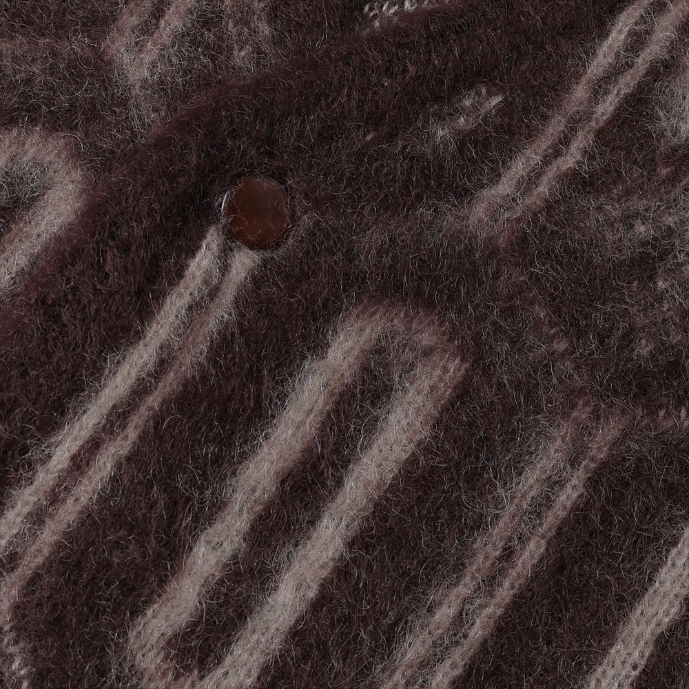 Mohair Cardigan - Geometric