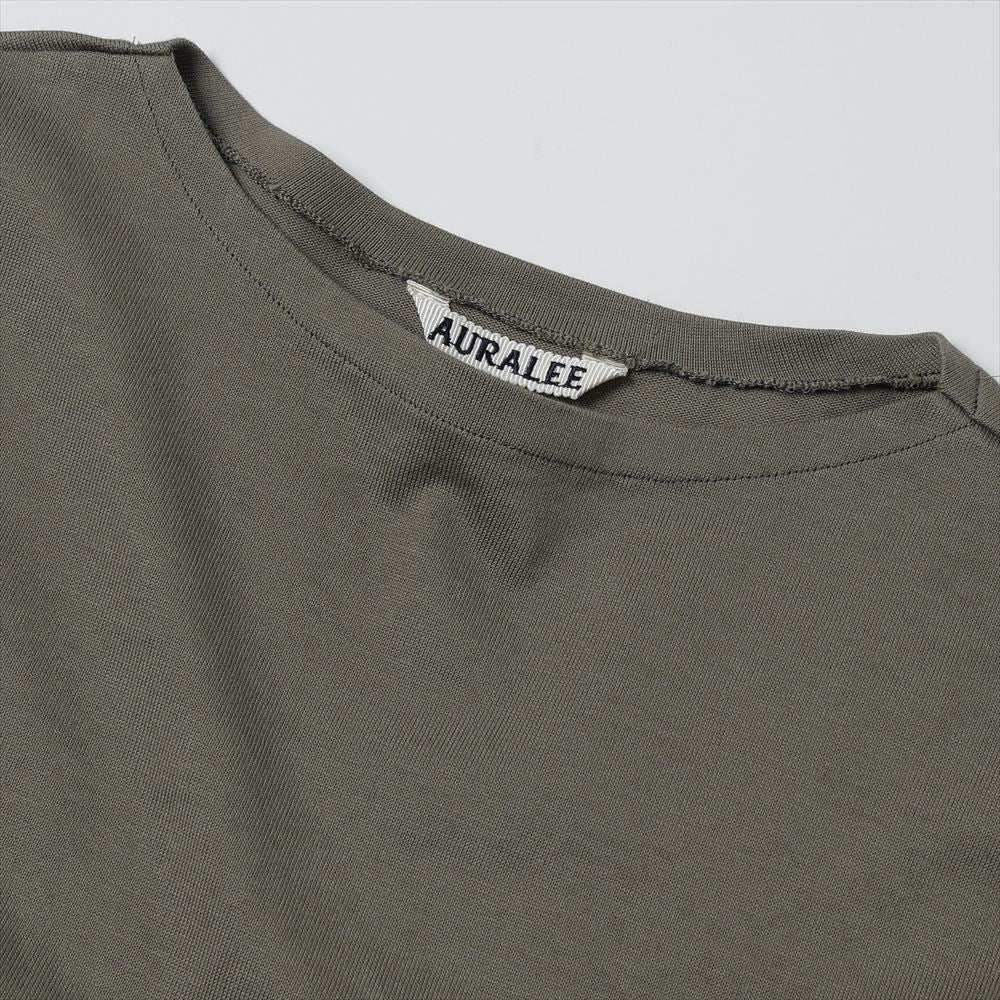 LUSTER PLAITING BOAT-NECK L/S TEE