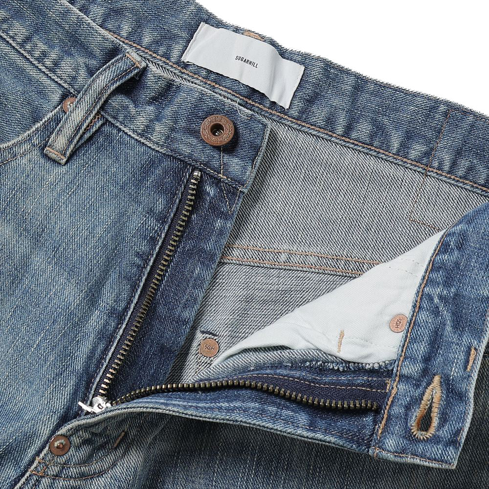FADED MODERN DENIM PANTS WIDE CUT