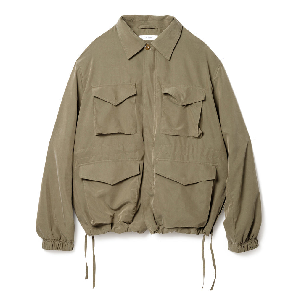 SANDINISTA (サンディニスタ) Rayon M-65 Field Jacket 60424SP01-OW SANDINISTA (サンディニスタ) Rayon M-65 Field Jacket 60424SP01-OW