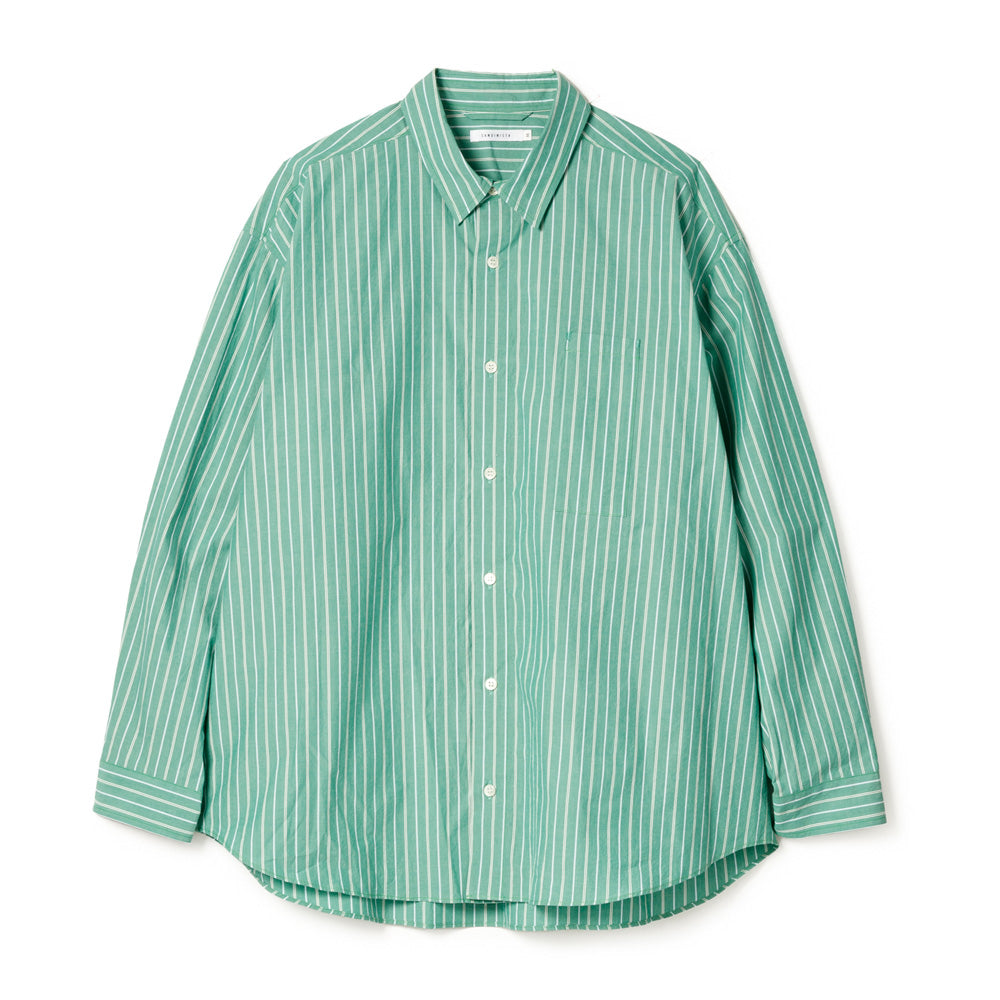 Stripe Oversized Pocket Shirt
