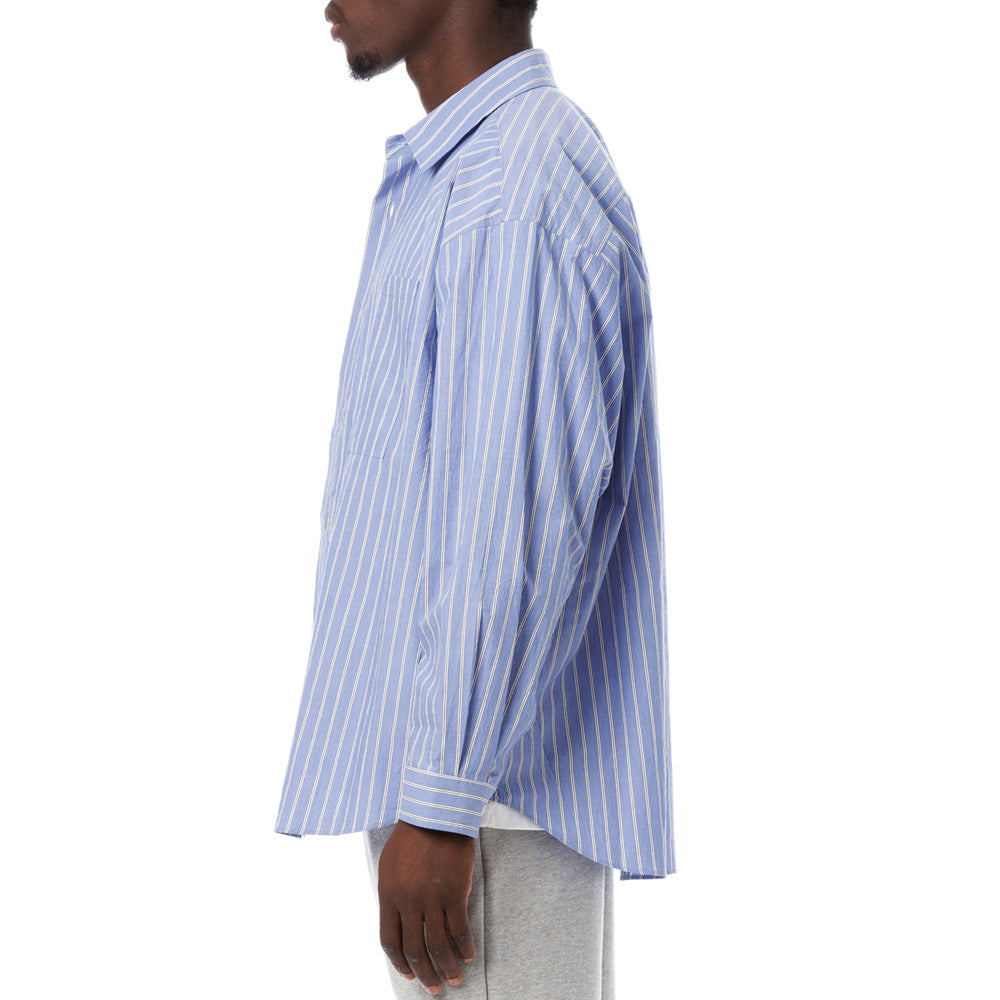 Stripe Oversized Pocket Shirt
