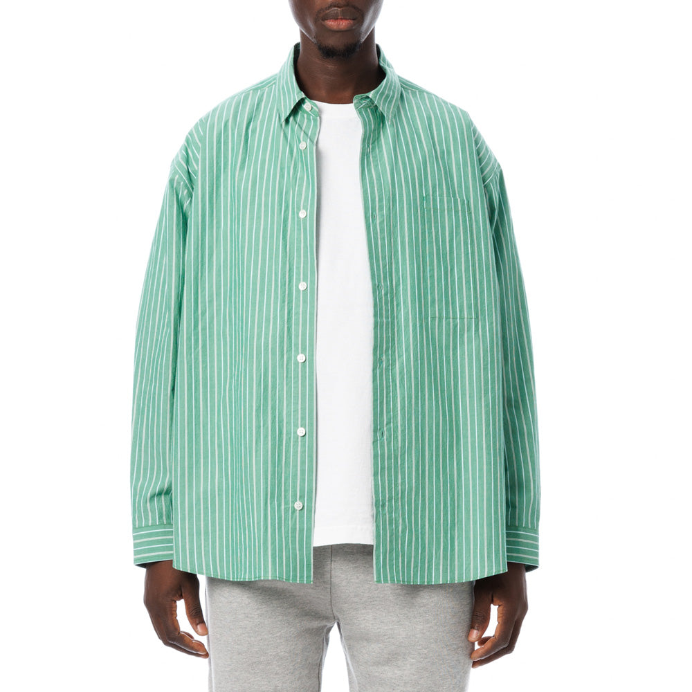 Stripe Oversized Pocket Shirt