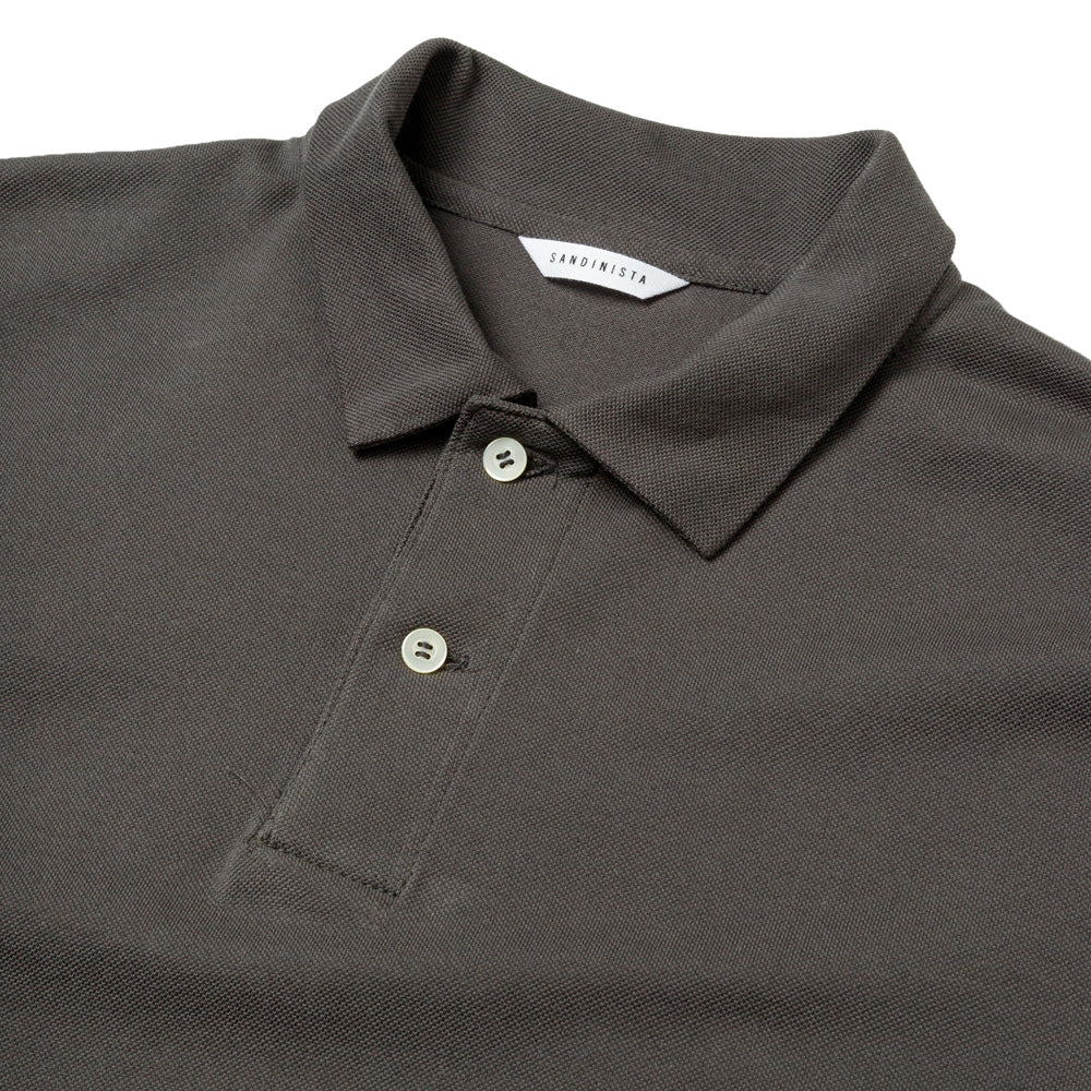 GIZA Cotton Polo LS Shirt 2/28mae