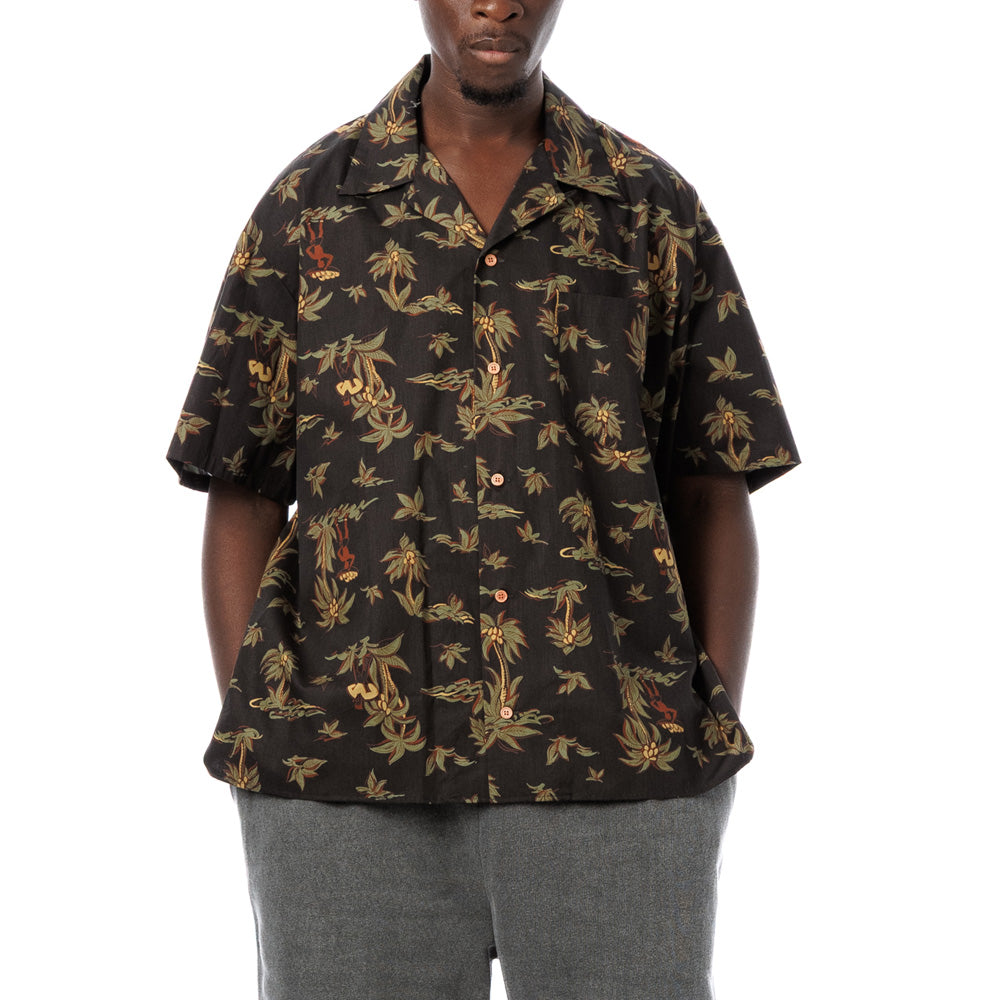 Open Collar S/S Shirt