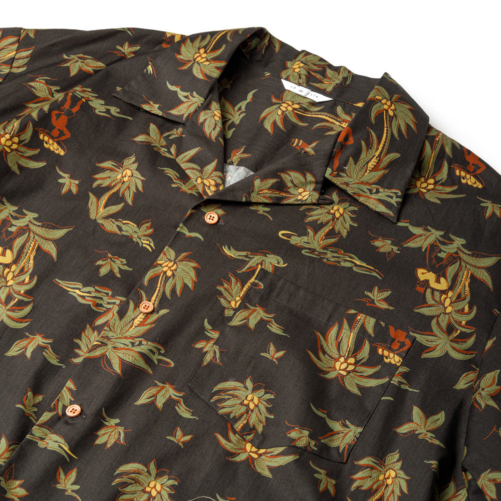 Open Collar S/S Shirt