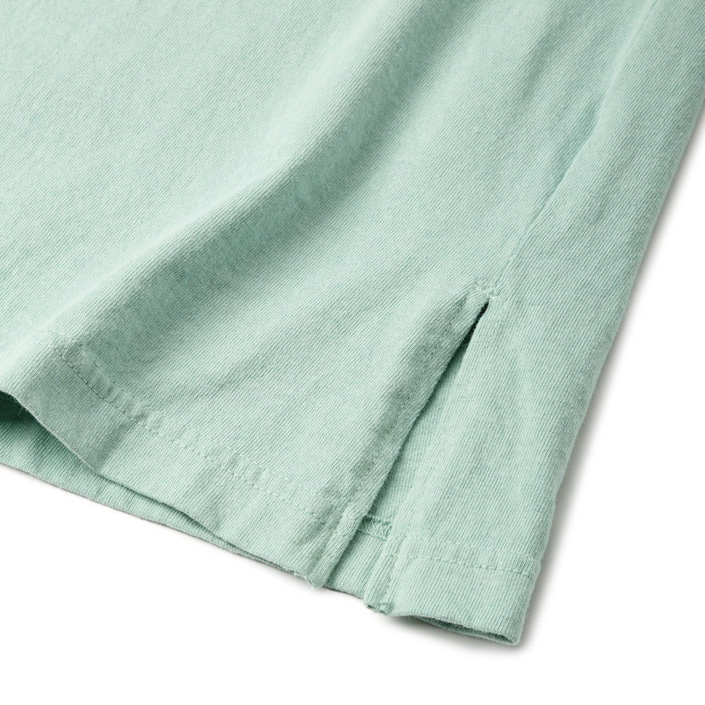 American Cotton Slit Sleeveless Tee
