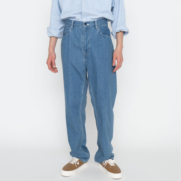 5 Pockets Straight Denim Pants