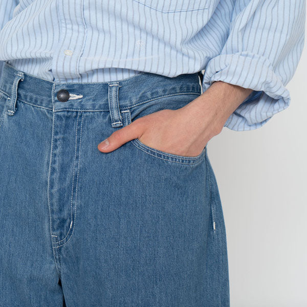 5 Pockets Straight Denim Pants