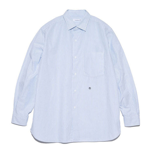 Regular Collar Stripe Wind Shirt