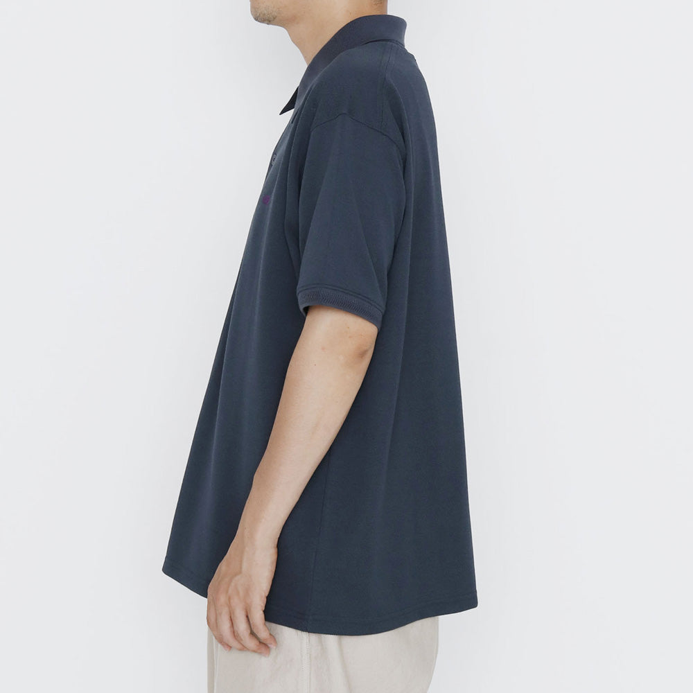 Moss Stitch Field Short Sleeve Polo