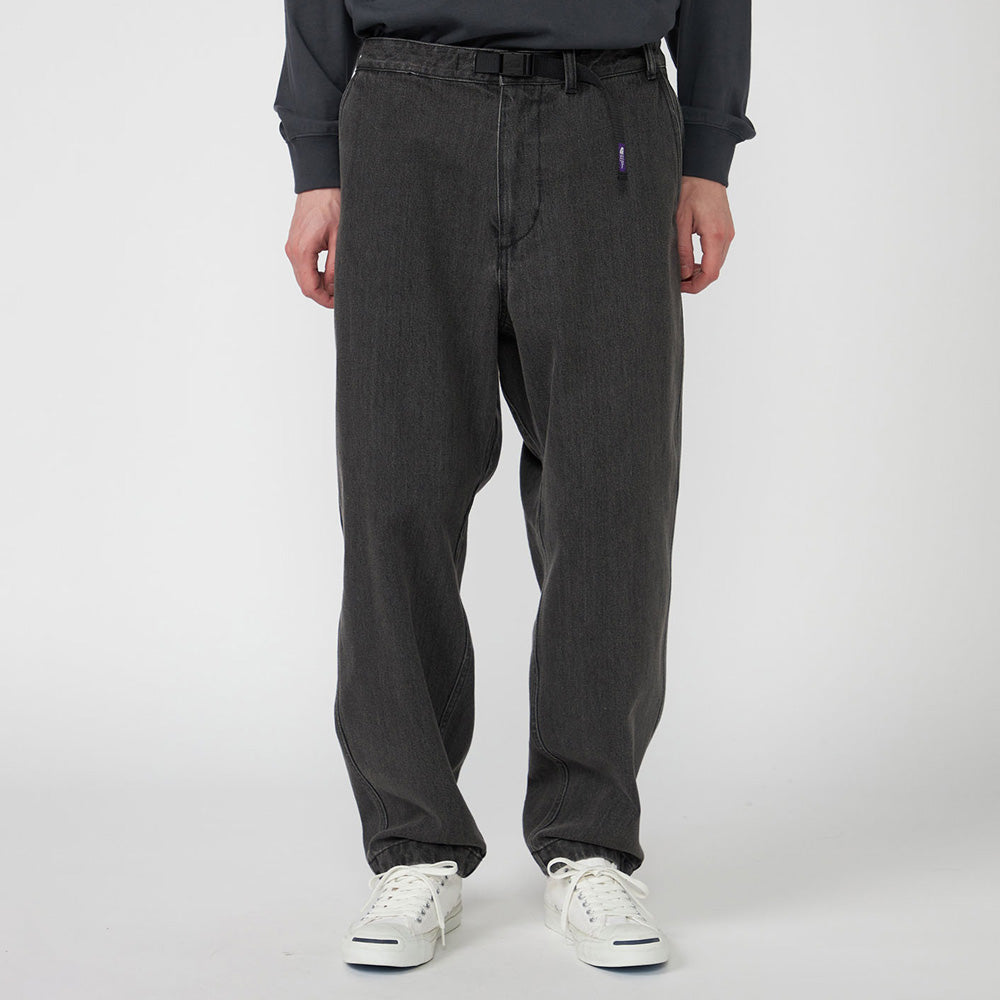 Denim Wide Tapered Field Pants(GRAY)