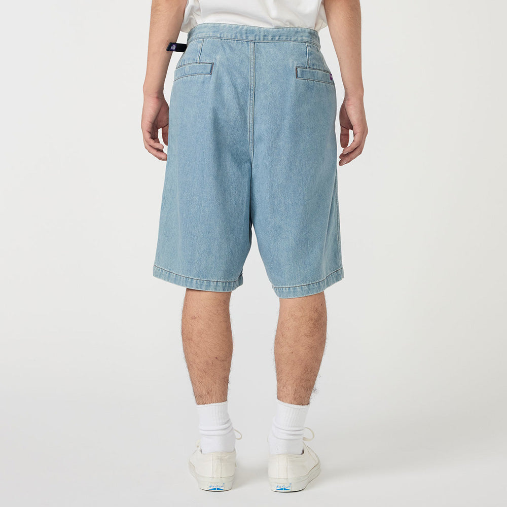 Denim Tuck Field Shorts