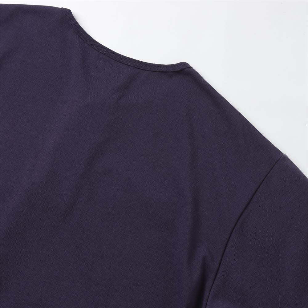 S/S Henley Neck Tee - Poly Jersey