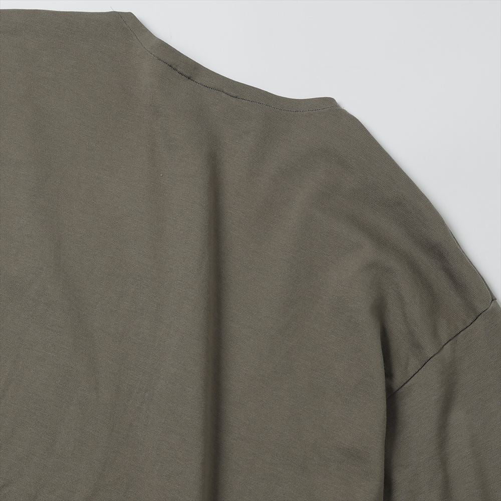 LUSTER PLAITING BOAT-NECK L/S TEE