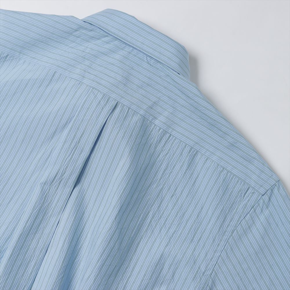 Silk Cotton Stripe Shirt