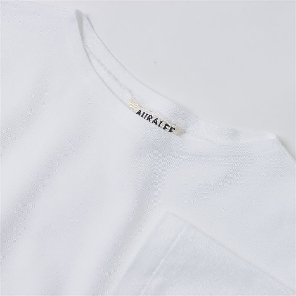 LUSTER PLAITING BOAT NECK TEE