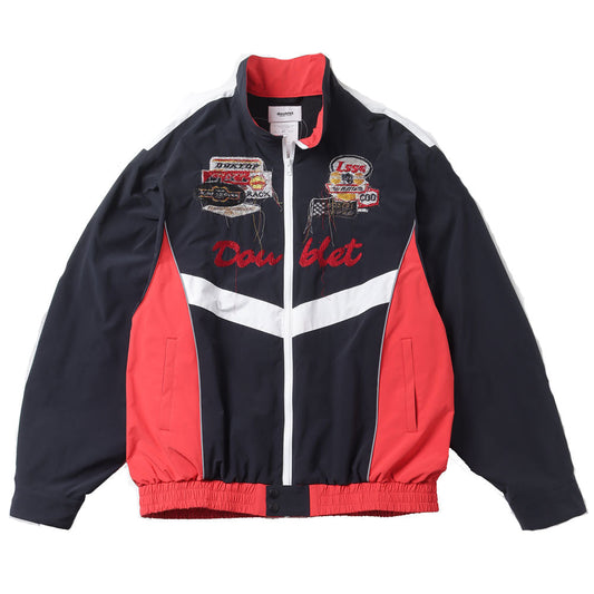 AI PATCHES EMBRIDERY TRACK JACKET