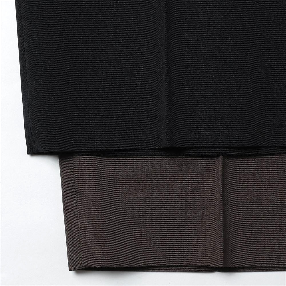 LIGHT WOOL MAX GABARDINE TWO-TUCK SLACKS