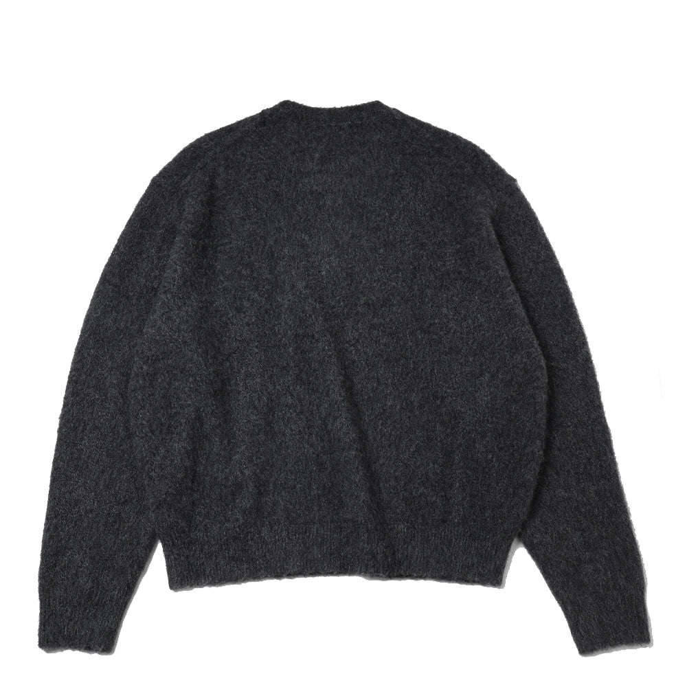 Cashmere Middle Gauge Henley Neck Sweater