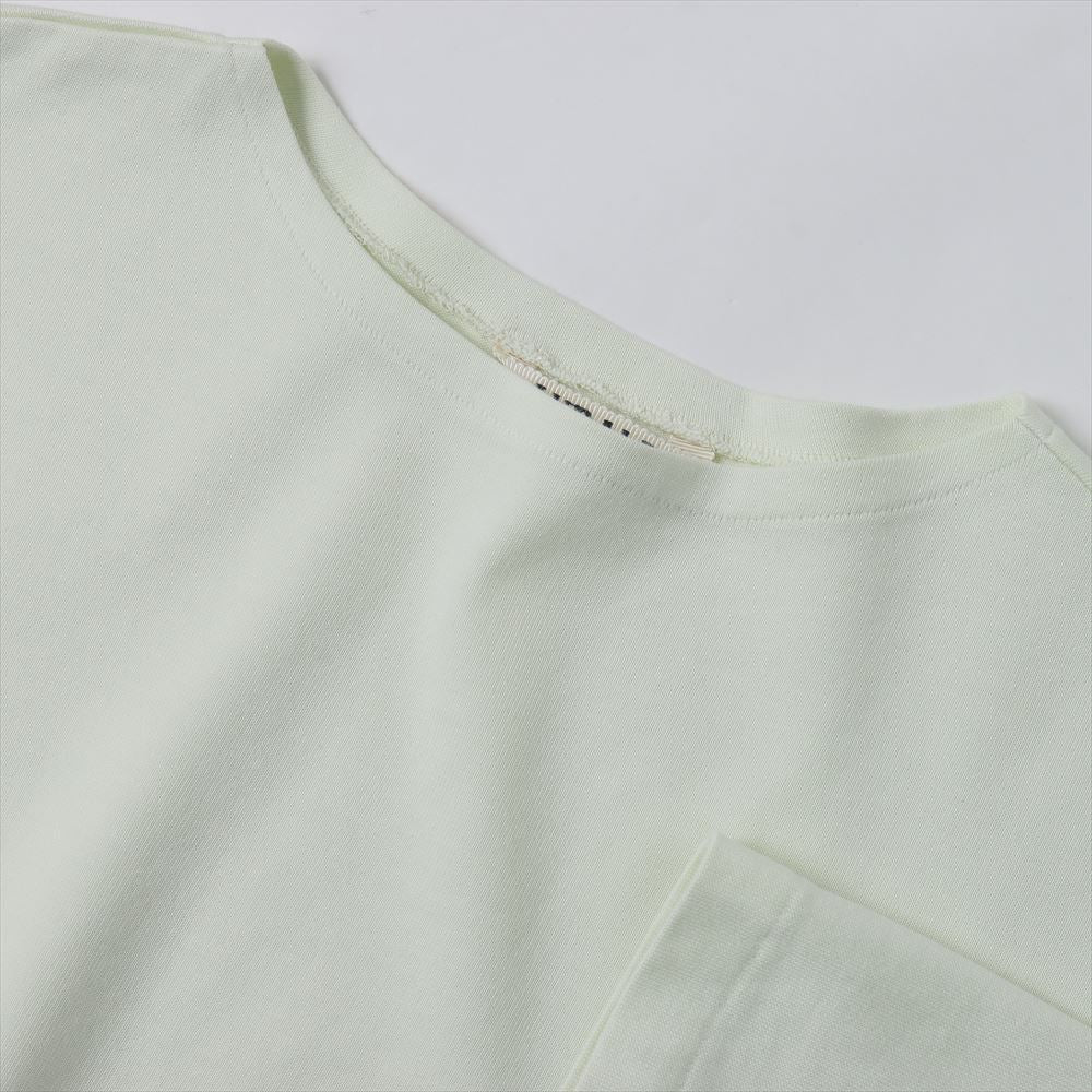 LUSTER PLAITING BOAT NECK TEE