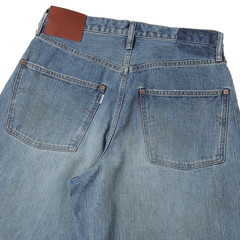 FADED MODERN DENIM PANTS WIDE CUT