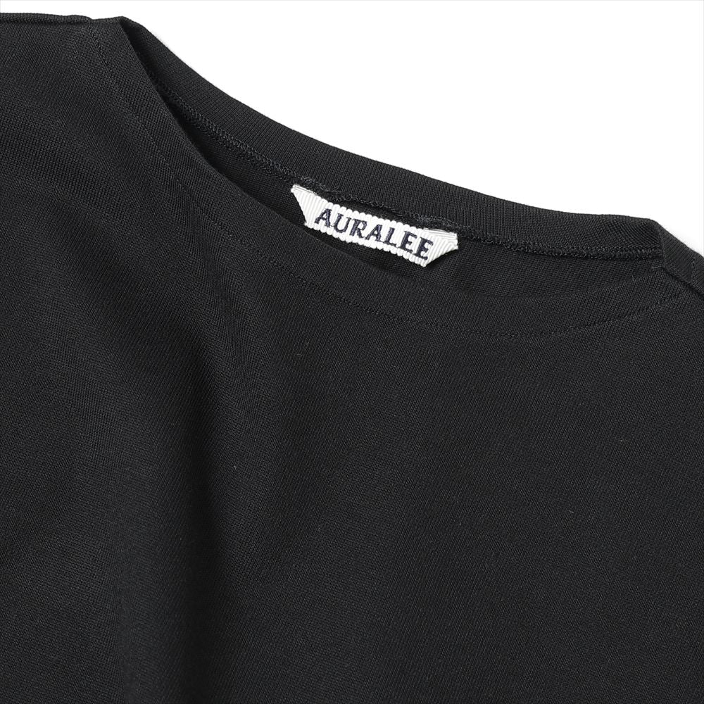 LUSTER PLAITING BOAT-NECK L/S TEE