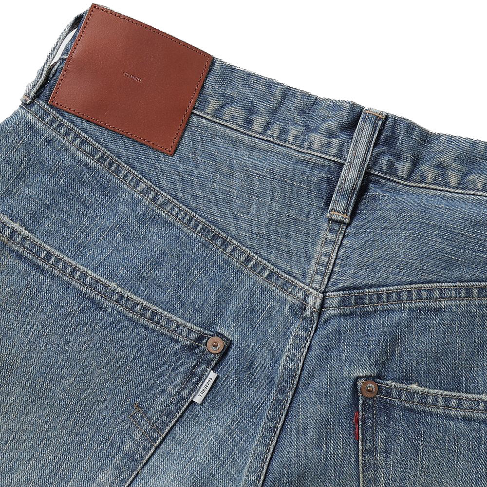 FADED MODERN DENIM PANTS WIDE CUT