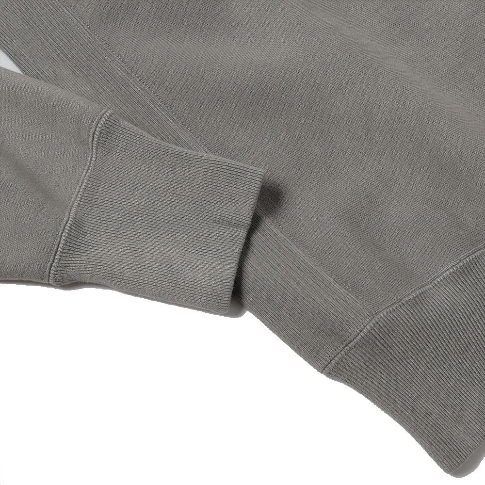 Vintage Half Zip Rib Collar Sweatshirt