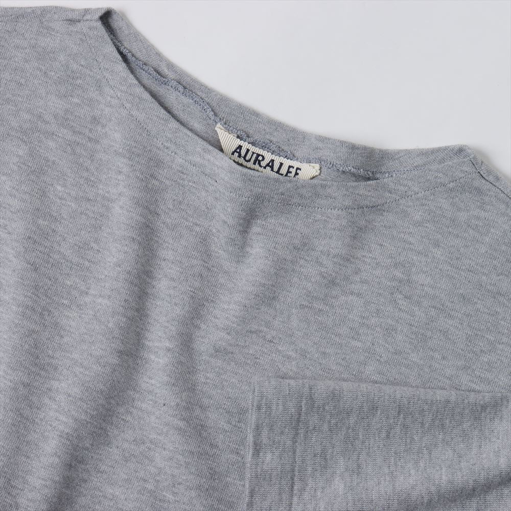 LUSTER PLAITING BOAT NECK TEE